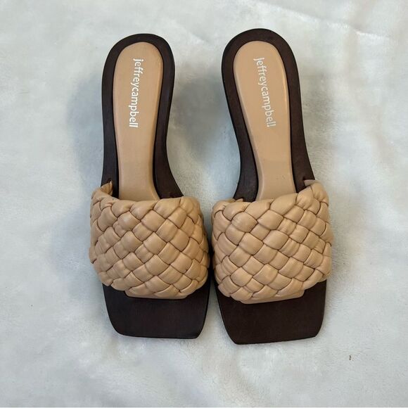 Jeffrey Campbell Costelo woven glove leather mule. Size 6. Excellent condition. - Picture 2 of 6